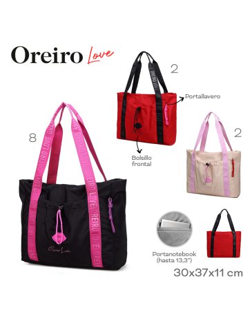 Cartera Tote LAS OREIRO LOVE