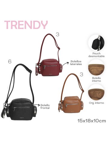 Cartera C/Monedero         TRENDY