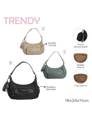 Cartera C/Monedero         TRENDY