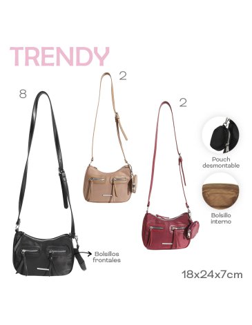 Cartera C/Monedero         TRENDY