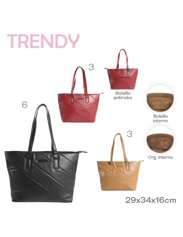 Cartera Tote Bag         TRENDY