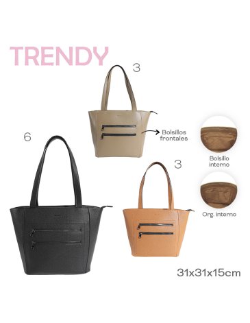 Cartera Tote Bag         TRENDY