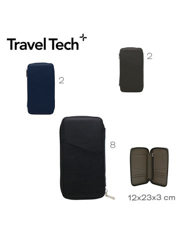Venta por Mayor y Catalogo Porta Pasaporte TRAVEL TECH