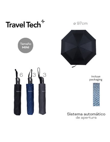 Paraguas Automatico Mini TRAVEL TECH
