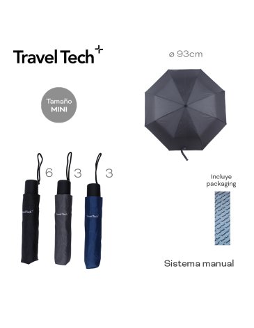Paraguas Manual Mini TRAVEL TECH
