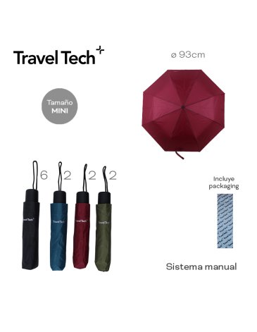Paraguas Automatico Manual TRAVEL TECH