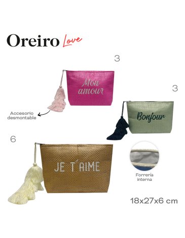 Porta Cosmeticos LAS OREIRO LOVE