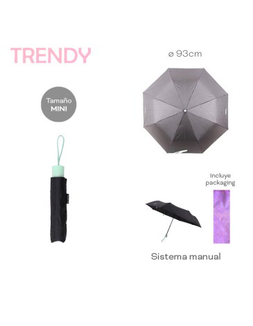 Paraguas mini manual TRENDY