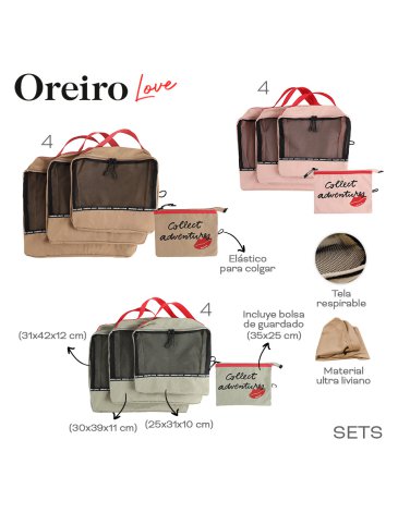 Organizador de Viaje LAS OREIRO LOVE