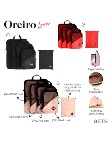 Organizador de Viaje LAS OREIRO LOVE