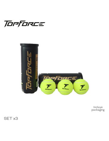 Tubo de Pelotas x 3 Top Force