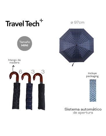 Paraguas Automatico Mini TRAVEL TECH