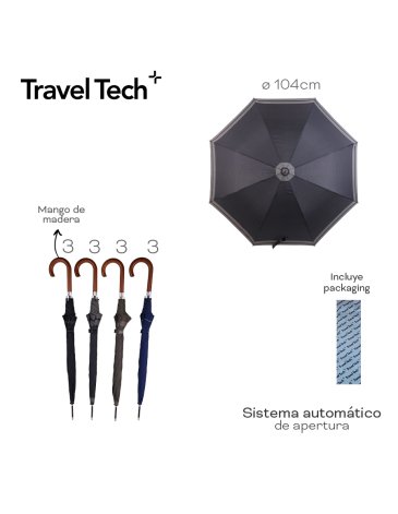 Paraguas Automatico  TRAVEL TECH