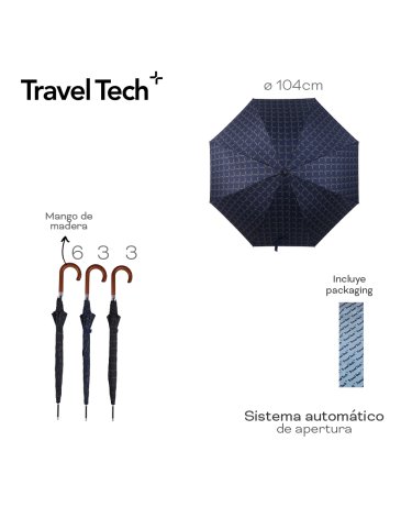 Paraguas Automatico TRAVEL TECH