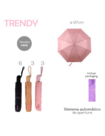 Paraguas Automatico Mini TRENDY