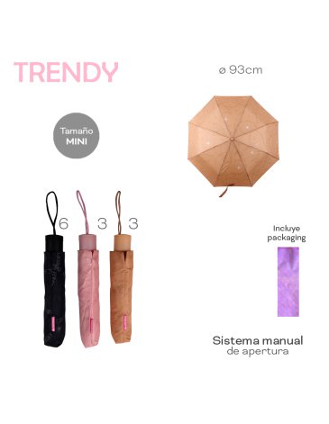 Paraguas Manual Mini TRENDY