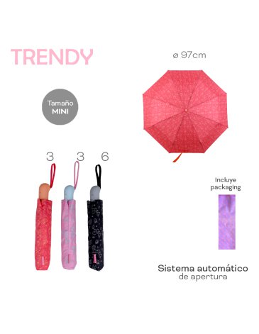 Paraguas Manual Mini TRENDY