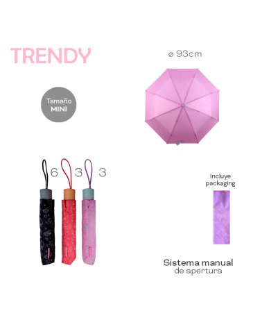 Paraguas Manual Mini TRENDY