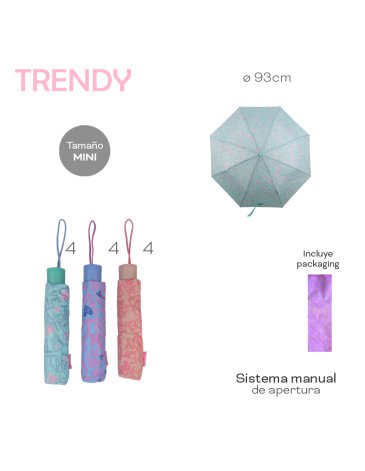 Paraguas Manual Mini TRENDY