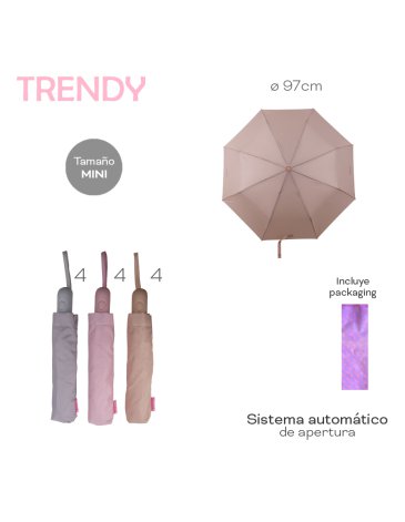 Paraguas Automatico Mini TRENDY