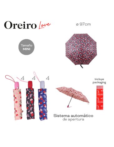 Paraguas Automatico Las Oreiro Love LAS OREIRO LOVE