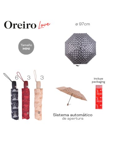 Paraguas Automatico Las Oreiro Love LAS OREIRO LOVE