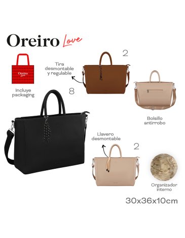 Cartera  LAS OREIRO LOVE