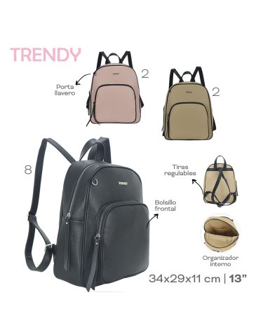 Mochila PU TRENDY