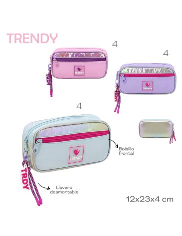 Cartuchera Corazon TRENDY