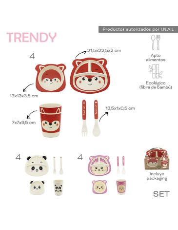 Set Platos TRENDY