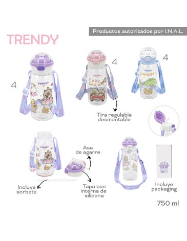 Botella 750 ML TRENDY
