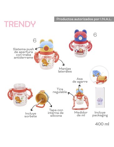 Botella 400 ML TRENDY