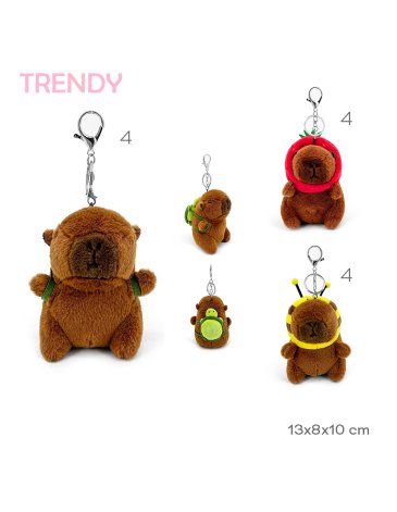 Llavero Capibara Peluche TRENDY