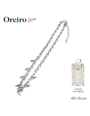 Collar Acero LAS OREIRO LOVE