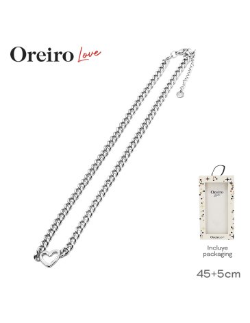 Collar Acero LAS OREIRO LOVE