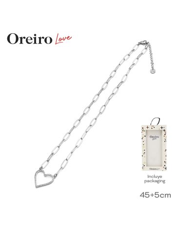 Collar Acero LAS OREIRO LOVE