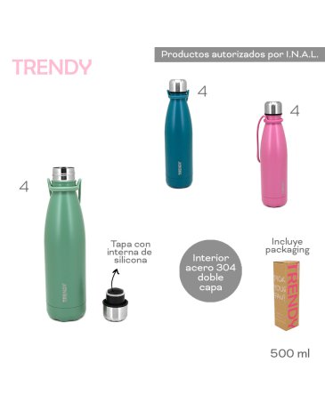 Botella Termica 500ml TRENDY
