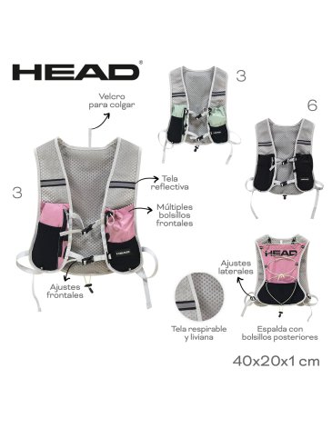 Mochila Chaleco Running HEAD