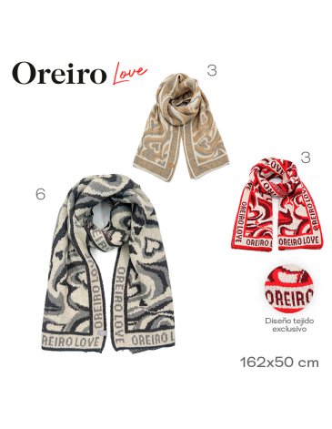 Bufanda Oreiro Love LAS OREIRO LOVE