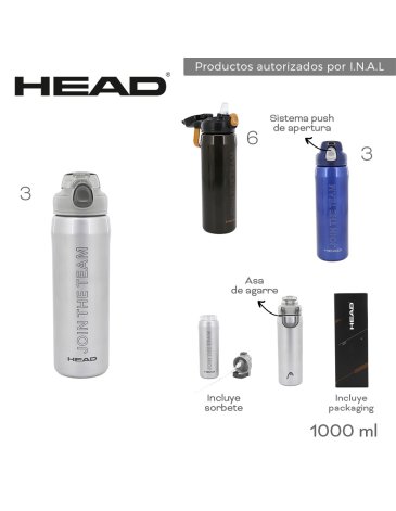 Botella 1000 ML HEAD