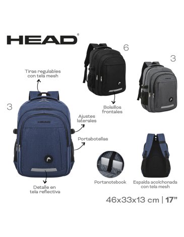 Mochila Portanotebook 17