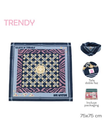 Pañuelo Trendy 75 cm x 75 cm TRENDY