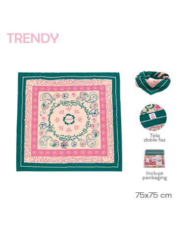 Pañuelo Trendy 75 cm x 75 cm TRENDY