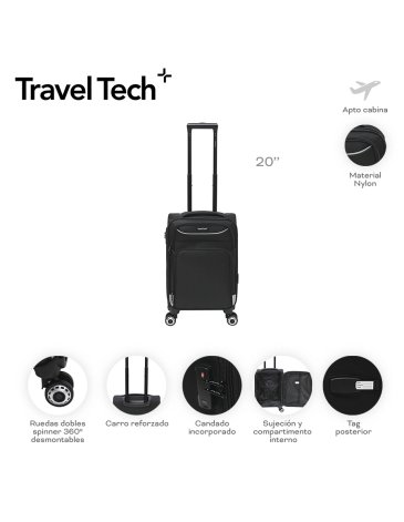 Carry On 20" Travel Tech TRAVEL TECH
