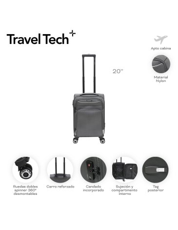 Carry On 20"Travel Tech TRAVEL TECH