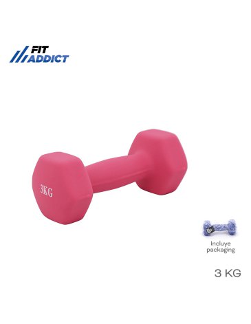 Mancuerna 3 KG FIT ADDICT