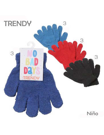 Venta por Mayor y Catalogo Guante Infantil x docena TRENDY
