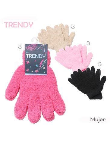 Venta por Mayor y Catalogo Guante dama x docena TRENDY