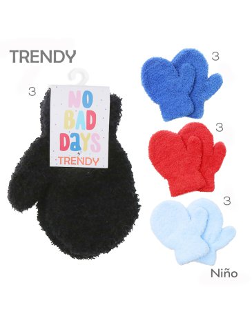 Venta por Mayor y Catalogo Guante infantil x docena TRENDY