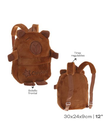 Mochila Peluche Capibara 12